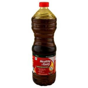 Emami Healthy and Tasty Kachi Ghani Mustard Oil Pet Bottle, 900g/1L
